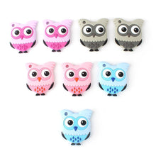 Load image into Gallery viewer, Owl Silicone Teethers Food Grade For Baby Teething Silicone Beads Teething Toddler Toys For Kids