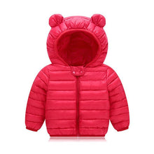 Load image into Gallery viewer, Winter Padded Jacket For Baby Boys Girls Kids Warm Outerwear Coat For Baby Jacket Newborn Clothes With Bear Ears Design
