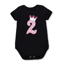 Load image into Gallery viewer, Baby Girls Cotton Rompers 1st Birthday Party Costumes Newborn Cotton Jumpsuit Infant For Girls