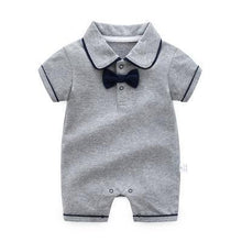 Load image into Gallery viewer, Style Summer Baby Boy girl Rompers 100% Cotton Gentleman Romper Toddler Kids Jumpsuits For Boys