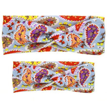 Load image into Gallery viewer, Mother & Baby Headbands Print Floral Elastic Hair Bands Parent-Child Hair Accessories Bow For Baby Girls Bow in Modern Design