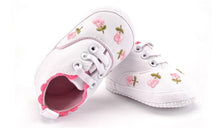 Load image into Gallery viewer, Baby Girl Shoes White Lace Soft Shoe Prewalker Walking Toddler Kids Shoes First Walker