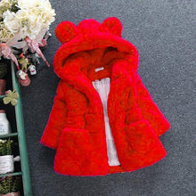 Load image into Gallery viewer, Winter Baby Girls Clothes Coat Fleece Show Jacket Warm Snowsuit 1-7Y Baby Hooded Jacket Children's Outerwear In Modern Elegant Design