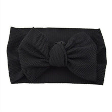 Load image into Gallery viewer, Fashion Trend Big Modern Baby Bow Accessories For Toddler Girls In Solid Bow Hairband Stretch Turban Knot Head Wrap Color for Kids