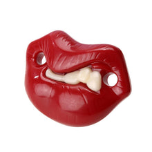 Load image into Gallery viewer, Silicone Baby Lip Pacifier Kiss Pink Rose Red Lip Shape Teeth Soothers Funny Baby Pacifiers For Baby and For Kids