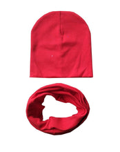 Load image into Gallery viewer, Baby Boys & Girls Cap Cotton Scarf Beanie Infant Knitted For Toddlers Children Set For Baby Kids