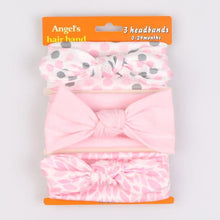 Load image into Gallery viewer, Modern Handamde Luxury Set Baby Girl Headband Bow For Newborn Babies Hair Band Elastic Accessories Cotton Headwear For Girls