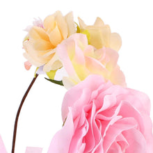 Load image into Gallery viewer, Luxury Handamde Mommy and Baby Flower Headband Large Flower Crown Mother Kids Flowers Headwear For Celebration