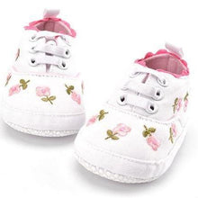 Load image into Gallery viewer, Baby Girl Shoes White Lace Soft Shoe Prewalker Walking Toddler Kids Shoes First Walker