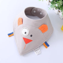 Load image into Gallery viewer, Baby Bibs Waterproof Triangle Cotton Cartoon Child Dribble Bibs Newborn Absorbent Cloth Bib for Kids in Cat Design
