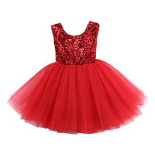 Load image into Gallery viewer, Fancy Wedding Dress Sleeveless Sequins Party Dress For Baby Girl Summer Dresses In Luxury New Elegant Design