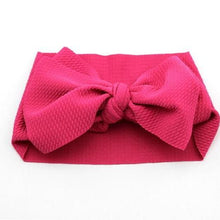 Load image into Gallery viewer, Adjustable Big Bow Headwrap Top Knot Headbands Over Sized Bow Hair Turban for Newborn Girl