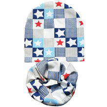 Load image into Gallery viewer, Modern Cartoon Cotton Baby Hat Winter Baby Girls Hat Newborn Boys Hats Kids Cap Scarf Set Children Beanies For Kids With Scarf