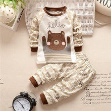 Load image into Gallery viewer, Baby Boy Clothes Cotton Clothing Sets Cartoon Long-sleeved T-shirt Pants Infant Clothes 2pcs Ste For Boys and Girls Kids