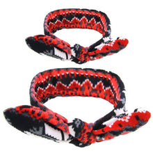 Load image into Gallery viewer, Mother & Baby Headbands Print Floral Elastic Hair Bands Parent-Child Hair Accessories Bow For Baby Girls Bow in Modern Design