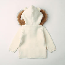 Load image into Gallery viewer, Winter Fashionable Sweaters For Baby Cardigans Autumn Hooded Newborn Knitted Jackets Cartoon Bear Children Long Sleeve Clothing