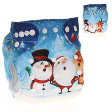 Load image into Gallery viewer, Baby Pocket Cloth Diaper Nappy Reusable Adjustable Washable No Inserts Nappie For Baby In Modern Printed Style