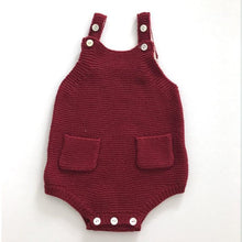 Load image into Gallery viewer, Baby Girl Knitted Clothes Rompers Jumpsuit Cotton Infant Baby Girl Romper In Retro Style For Girls