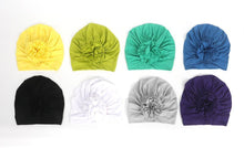 Load image into Gallery viewer, New Fashion Elegant Flower Baby Hat Newborn Elastic Baby Turban Hats for Girls In Modern Design