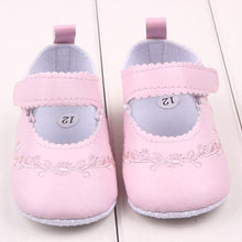 Load image into Gallery viewer, Newborn Baby Girl Shoes First Walkers Lovely Sneakers Infant Kids Girls Princess Shoes