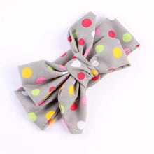 Load image into Gallery viewer, Modern Big Bowknot Headband For Baby Girls Bow hair band dot Cotton turban Head Wrap Hair Accessories