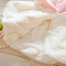 Load image into Gallery viewer, Baby Girls Jackets Cute Hooded Princess Warm Kids Fur coat children's outerwear For Girls Modern Cotton Coat For Baby and Kids