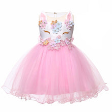 Load image into Gallery viewer, Unicorn Dress Costume Infant Party Dress For Baby Girls In elegant Style
