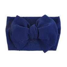 Load image into Gallery viewer, Baby Large Bow Girls Headband Big Bowknot Head wrap Kids Bow for Hair Cotton Infant Newborn Headbands For Baby
