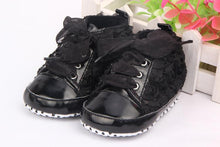 Load image into Gallery viewer, Baby Girl PU Leather Shoes Non-slip Lace Floral Embroidered Soft Shoes Toddler Kids Shoes