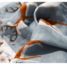 Load image into Gallery viewer, Baby Blankets Newborn Soft Organic Cotton Baby Blanket Muslin Swaddle Wrap Feeding Burp Cloth