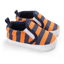 Load image into Gallery viewer, Toddler Infant Baby Shoes Newborn Boys Girls Soft Casual Shoes Striped Shoes 0-18M