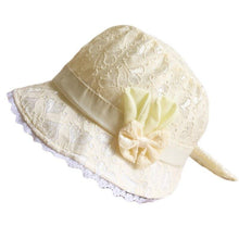 Load image into Gallery viewer, Baby Girl Summer Outdoor Beach Floral Lovely Lace Princess Bucket Sun Hat For Girls