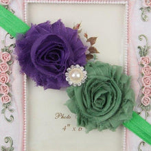 Load image into Gallery viewer, Handmade Flower Newborn Headwear Head Wrap Band Hairband Gift Toddlers For Baby Girls