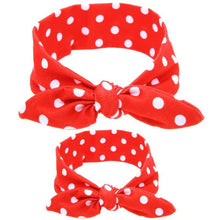 Load image into Gallery viewer, Mother & Baby Headbands Print Floral Elastic Hair Bands Parent-Child Hair Accessories Bow For Baby Girls Bow in Modern Design