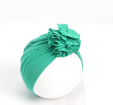 Load image into Gallery viewer, New Fashion Elegant Flower Baby Hat Newborn Elastic Baby Turban Hats for Girls In Modern Design