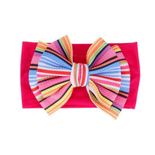 Load image into Gallery viewer, Modern Fashion Floral Headband Newborn Baby Elastic Hairbands Pearl Fresh Style Bow Knot For Girls