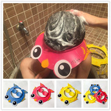 Load image into Gallery viewer, Newest Arrivals Hot Babies Children Kids Safe Shampoo Bath Bathing Shower Cap Hat Wash Hair Shield For Kids