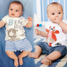 Load image into Gallery viewer, Luxury Baby Rompers Summer Style Baby Boy Girl Clothing Newborn Infant Short Sleeve Clothes Suit For Boys 1st Birthday