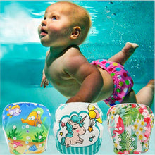 Load image into Gallery viewer, Baby Swimming Waterproof Adjustable Reusable Washable Cloth Pool Pant Diaper Cover