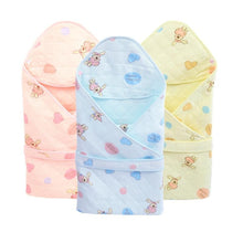 Load image into Gallery viewer, Baby Blanket Infant Cotton Breathable Envelop Swaddle Blankets For Newborn Baby Hooded Sleepsack