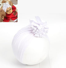 Load image into Gallery viewer, New Fashion Elegant Flower Baby Hat Newborn Elastic Baby Turban Hats for Girls In Modern Design