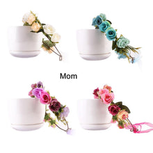 Load image into Gallery viewer, Luxury Modern Matching Flower Headband Lovely Newborn Headband Flower Crown Wreath for Mother and Kids