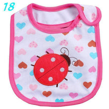 Load image into Gallery viewer, Cartoon Cotton Baby Bib Infant Saliva Towels Baby Waterproof Bibs Newborn Wear Babies Accessories