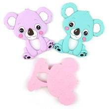 Load image into Gallery viewer, 1pc Unique Baby Koala Silicone Teether Teething Chew Toy Nursing Tool Pendant Food Grade Silicone