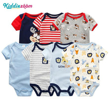 Load image into Gallery viewer, Unisex Newborn Baby Rompers Clothing Infant Jumpsuits 100%Cotton Children 7Pcs/Lot Set for Girls and Boys Jumpsuits For Kids