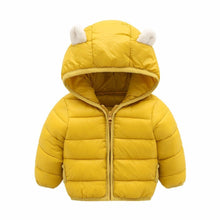 Load image into Gallery viewer, Winter Padded Jacket For Baby Boys Girls Kids Warm Outerwear Coat For Baby Jacket Newborn Clothes With Bear Ears Design