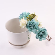 Load image into Gallery viewer, Modern Flower Headband Newborn Matching Flower Crown for Mother Kids Hair Band Accessories