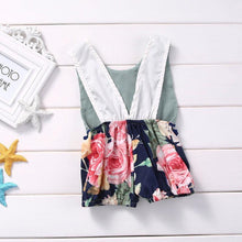 Load image into Gallery viewer, Baby Romper Floral Tassels Sleeveless Backless Jumpsuit for Newborn Baby Girl