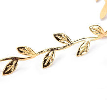 Load image into Gallery viewer, Luxury Modern Gold Silver Leaves Hairbands Summer Hair Accessories Bridal Trendy Jewelry For Mother and Daughter