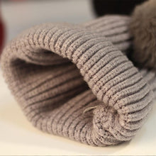 Load image into Gallery viewer, Modern Trend New Baby Beanies Hats Children Knitted Pompom Winter Autumn Cute Cap Warm Girl Hat With Two Balls
